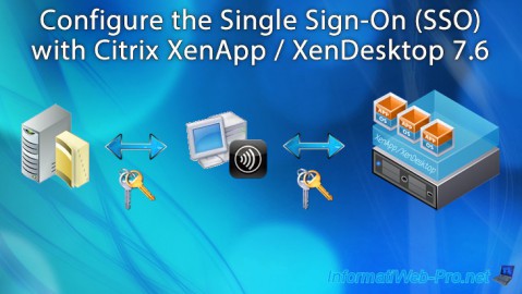 Configure the Single Sign-On (SSO) with Citrix XenApp / XenDesktop 7.6