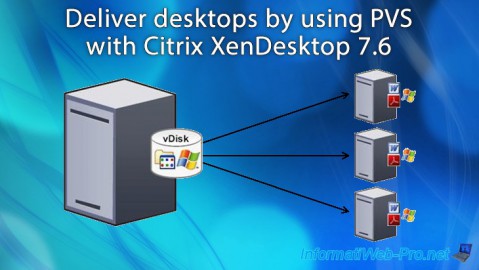 Citrix XenDesktop 7.6 - Deliver desktops by using PVS