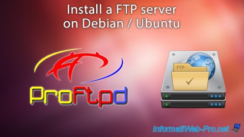 Install a FTP server on Debian / Ubuntu
