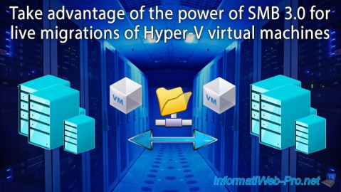 Take advantage of the power of SMB 3.0 for live migrations of Hyper-V virtual machines on WS 2012 R2 or WS 2016