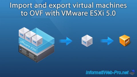 Import and export virtual machines to OVF with VMware ESXi 5.0