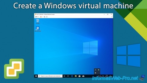 Create a virtual machine with Windows as a guest OS on VMware vSphere 6.7