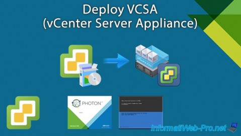 Create a VMware vSphere 6.7 infrastructure by deploying VCSA (vCenter Server Appliance)