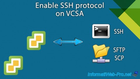 Manage VCSA (vCenter Server Appliance) from the command line via SSH in a VMware vSphere 6.7 infrastructure