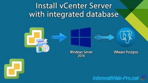 Create a VMware vSphere 6.7 infrastructure by installing vCenter Server with an integrated database (VMware Postgres)
