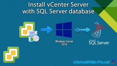 Create a VMware vSphere 6.7 infrastructure by installing vCenter Server with an external database (SQL Server)