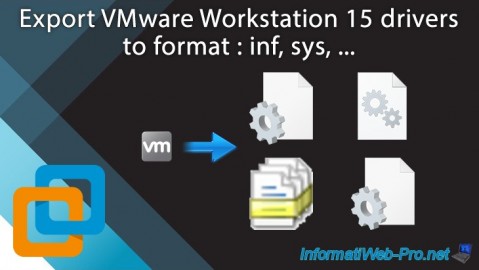 VMware Workstation 16 / 15 - Export VMware drivers