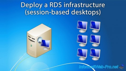 Deploy a RDS infrastructure (session-based desktops) on Windows Server 2012 / 2012 R2 / 2016