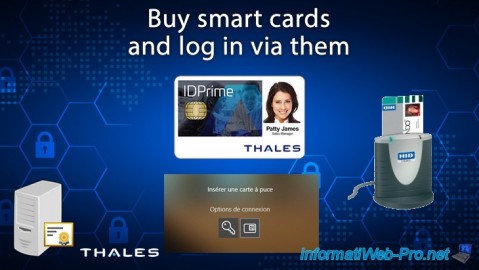 WS 2016 - AD CS - Buy smart cards and log in via them