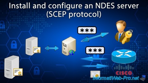 Install and configure an NDES server (SCEP protocol) on Windows Server 2016