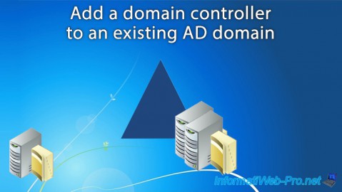 Add a domain controller to an existing Active Directory domain on Windows Server 2016