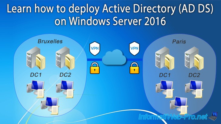 Learn how to deploy Active Directory (AD DS) on WS 2016