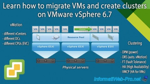 Learn how to migrate VMs and create clusters on VMware vSphere 6.7