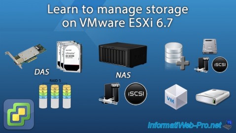 Learn to manage storage on VMware ESXi 6.7