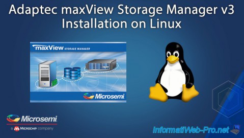 Install the Adaptec maxView Storage Manager v3 web interface on Linux (Debian 10.9.0 x64)