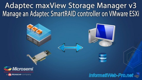 Manage an Adaptec SmartRAID controller on VMware ESXi from Adaptec maxView Storage Manager v3