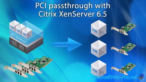 Citrix XenServer 6.5 - PCI passthrough