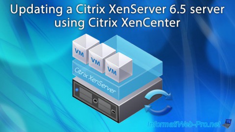 Updating a Citrix XenServer 6.5 server using Citrix XenCenter