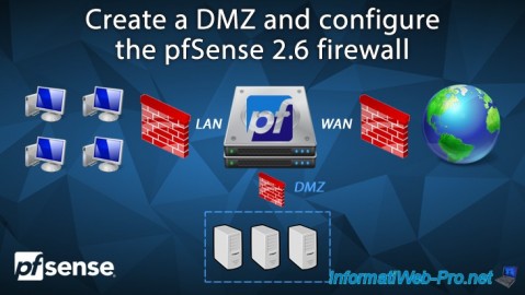 pfSense 2.6 - Create a DMZ and configure the firewall