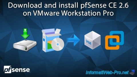 pfSense 2.6 - Download and installation on VMware Workstation