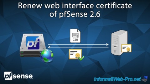 pfSense 2.6 - Renew web interface certificate