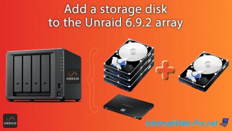 Unraid 6.9.2 - Add a storage disk