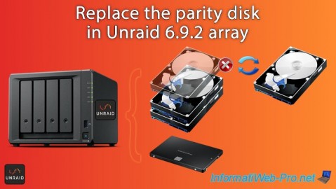 Replace the parity disk in Unraid 6.9.2 array
