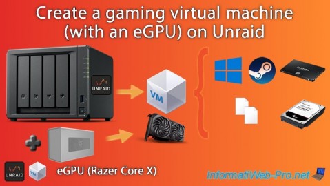 Create a gaming virtual machine (with an eGPU) on Unraid 6.9.2