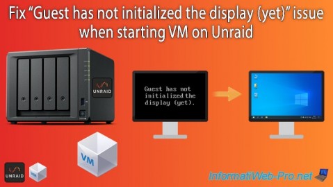 Unraid 6.9.2 - VMs - Guest not initialized display (solution)