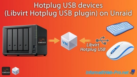 Hot-plug USB devices (keyboard, mouse, ...) to a virtual machine (via the Libvirt Hotplug USB plugin) on Unraid 6.9.2