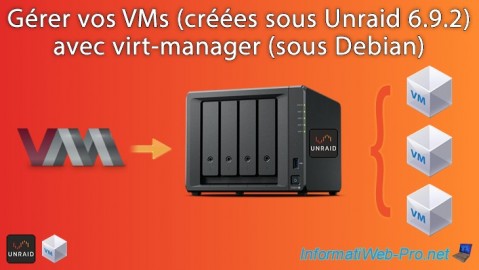 Unraid 6.9.2 - VMs - Manage your VMs with virt-manager (on Debian)