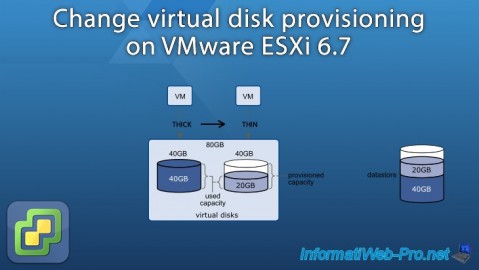 Change virtual disk (VMDK) provisioning type on VMware ESXi 6.7