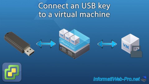 Connect an USB key to a VMware ESXi 6.7 virtual machine