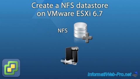 VMware ESXi 6.7 - Create a NFS datastore