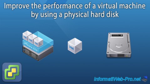 VMware ESXi 6.7 - Improve the performance by using a physical HDD