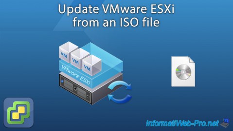 Update your VMware ESXi 6.7 hypervisor from the ISO file to a newer version