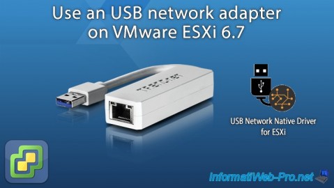 VMware ESXi 6.7 - Use an USB network adapter