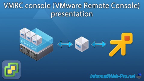 Presentation of the VMRC console (VMware Remote Console) allowing you to manage your VMs on VMware ESXi 6.7