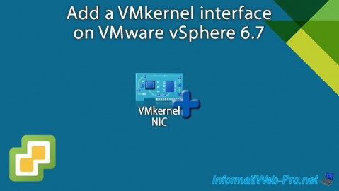 Add a VMkernel interface (vmkX) on a VMware ESXi 6.7 hypervisor on VMware vSphere 6.7