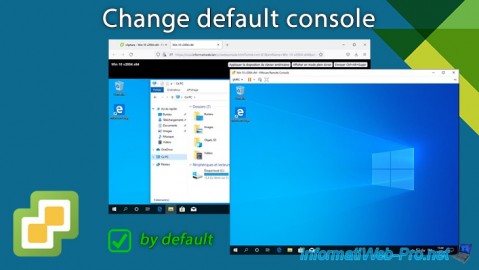 Change the default console to use for your VMs on VMware vSphere 6.7