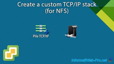 VMware vSphere 6.7 - Create a custom TCP/IP stack (for NFS)