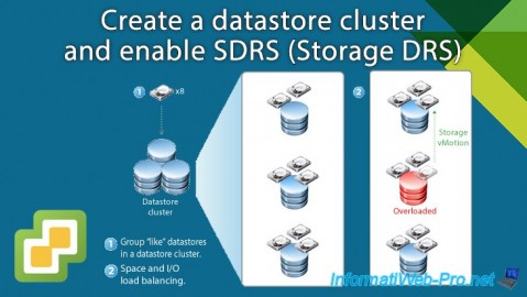 VMware vSphere 6.7 - Create a datastore cluster and enable SDRS