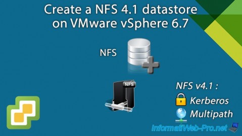 Create a NFS 4.1 datastore on VMware vSphere 6.7