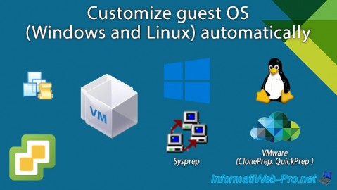 VMware vSphere 6.7 - Customize guest OS (Windows and Linux) automatically