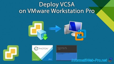 Create a VMware vSphere 6.7 infrastructure by deploying VCSA on VMware Workstation Pro