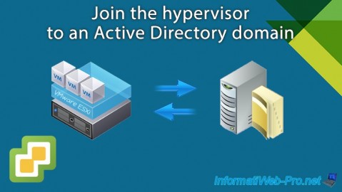 VMware vSphere 6.7 - Join the hypervisor to an Active Directory domain