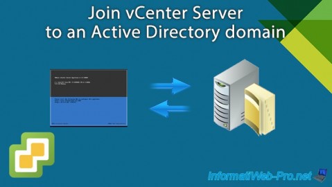 VMware vSphere 6.7 - Join vCenter Server to an Active Directory domain