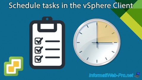VMware vSphere 6.7 - Scheduled tasks