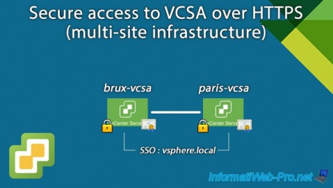 VMware vSphere 6.7 - Secure access to VCSA over HTTPS (multi-site infrastructure)