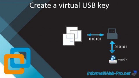 Create a virtual USB key with VMware Workstation 16 or 15